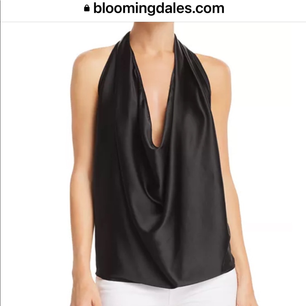 Ramy Brook halter top. Black. Convertible.
